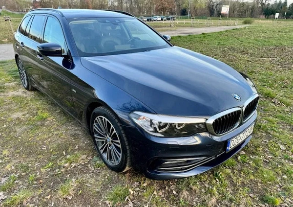BMW Seria 5 cena 95900 przebieg: 155107, rok produkcji 2017 z Bolesławiec małe 436
